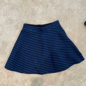 Gap striped skater skirt